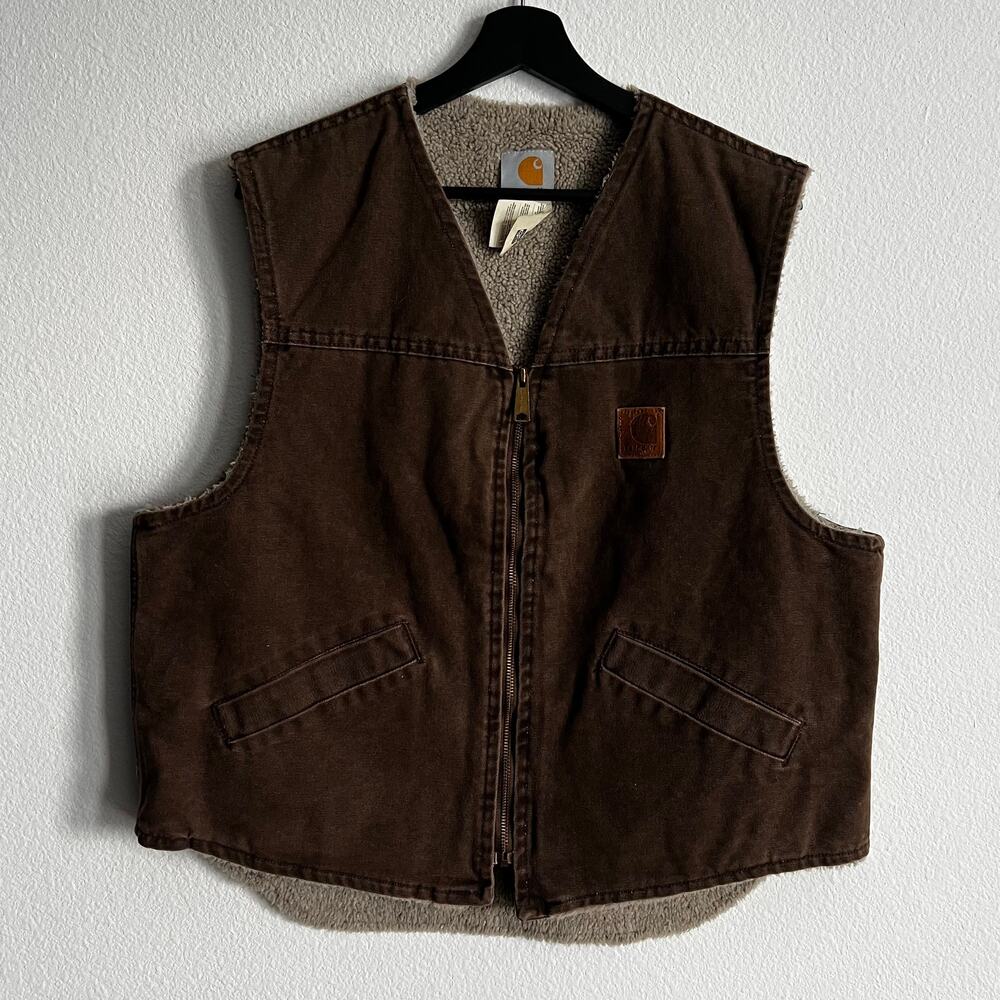 Carhartt V13 CHT brown work wear vest